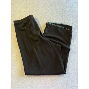 Vintage 90’s beaded hem whimsigoth wide leg fairycore  pants L